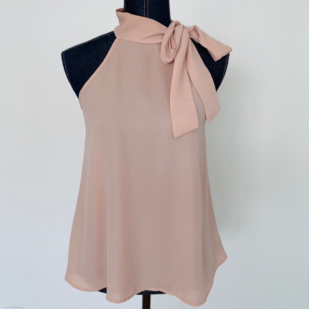 Pussycat Style Blouse (sleeveless)